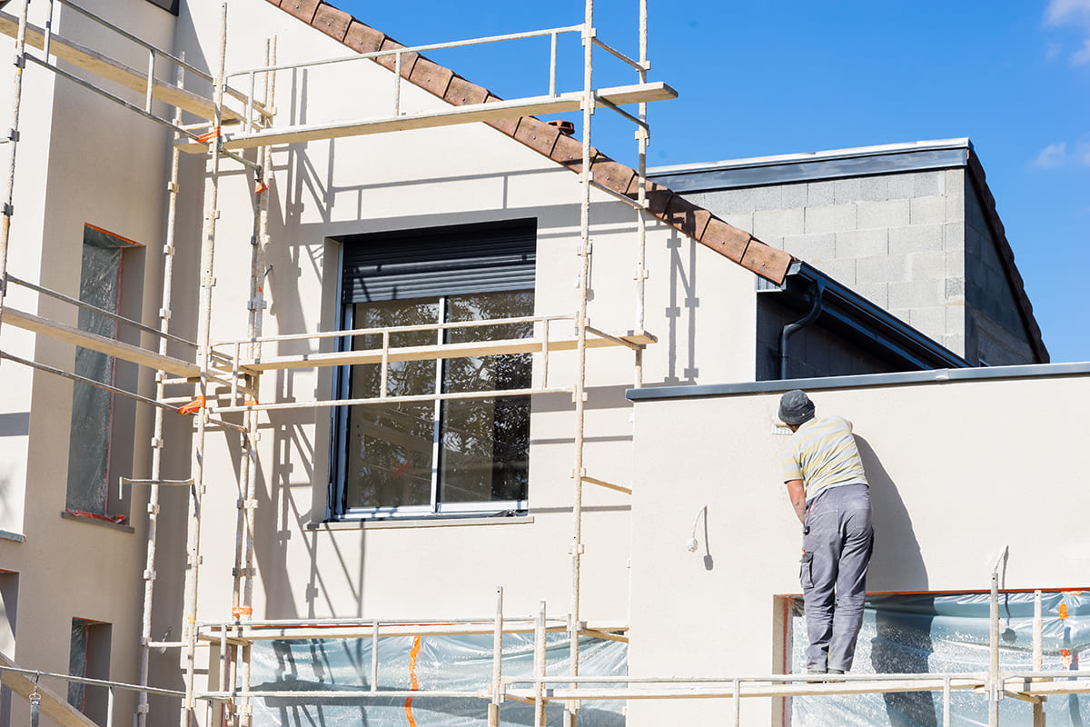 Peinture mur extérieur